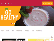 Tablet Screenshot of freshlydried.com